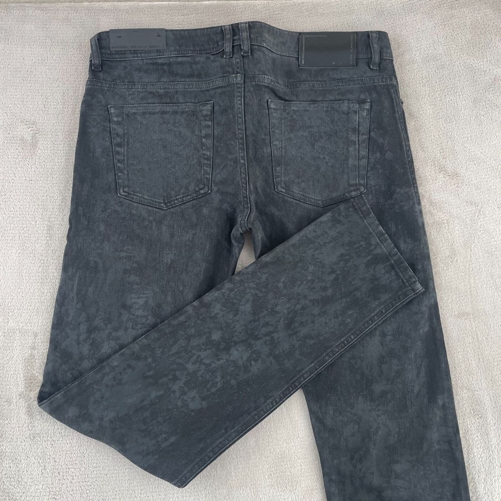 Diesel Black Gold Jeans Men‎ 30 (Fits 32x31) Black Button Fly Type 2512 Skinny